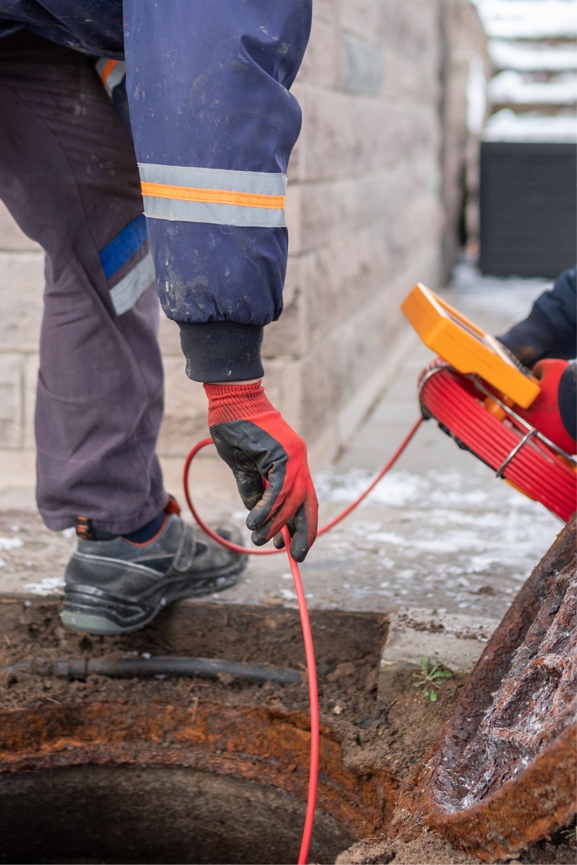 Nettoyage de drain et accès à un regard de drainage au sol  à Gatineau